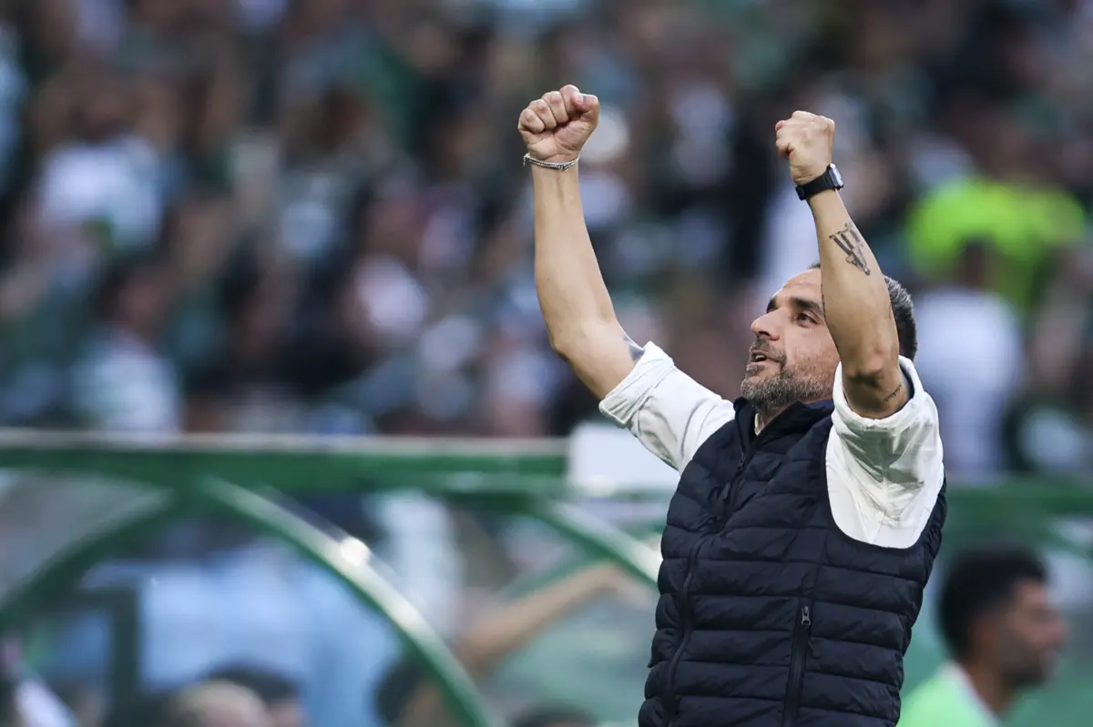 Imagem de contexto do artigo "Foi só fazê-los acreditar": a chave de Rui Borges para fazer do Sporting bicampeão